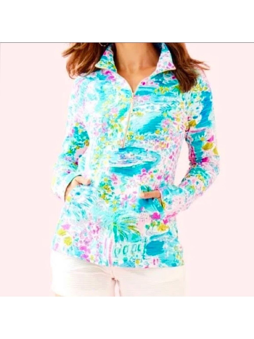 Lilly Pulitzer Skipper Popover
Rare Print Postcards From Positano
UPF 50+
Small - Picture 2 of 9